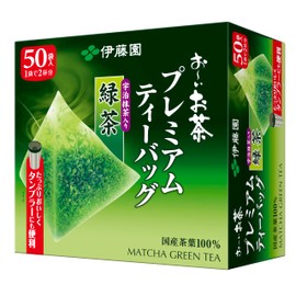 Itoen Oi Tea Premium Tea Bags, Green Tea with Uji Matcha, 0.06 oz (1.8 g) x 50 Bags