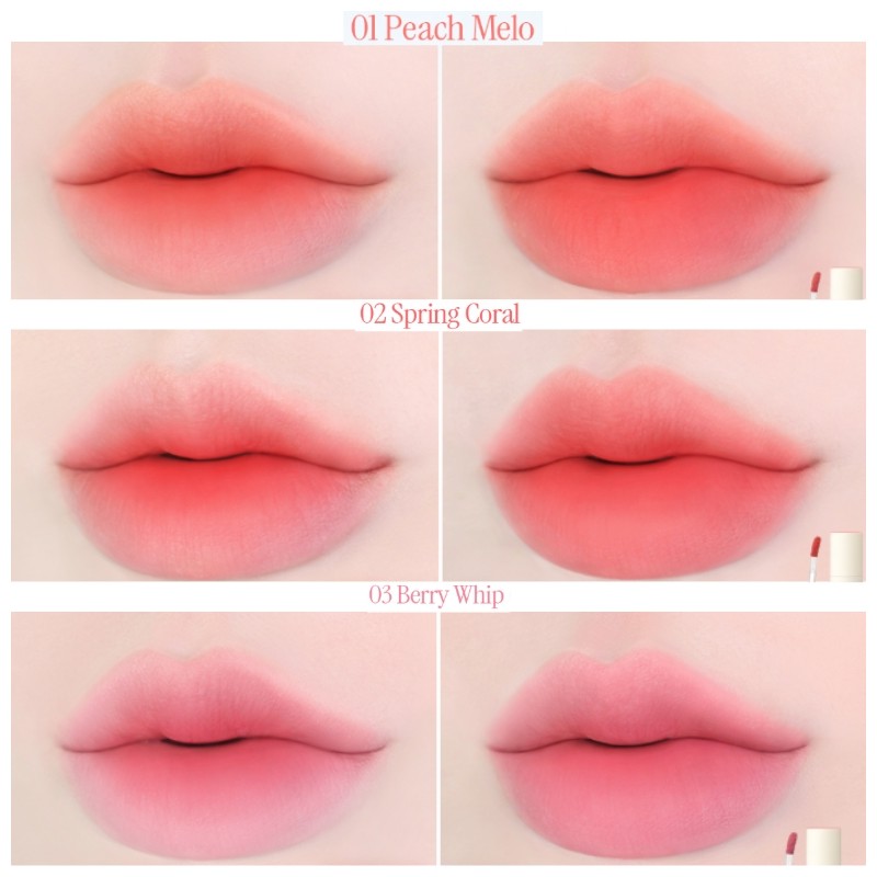 GIVERNY Fluffy Sheer Tint 3.5g, Color:03 Berry Whip