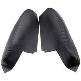 GXARTS Front Door Panel Armrest Cover Skin Black Compatible with Honda Ridgeline 2009 2010 2011 2012 2013 2014