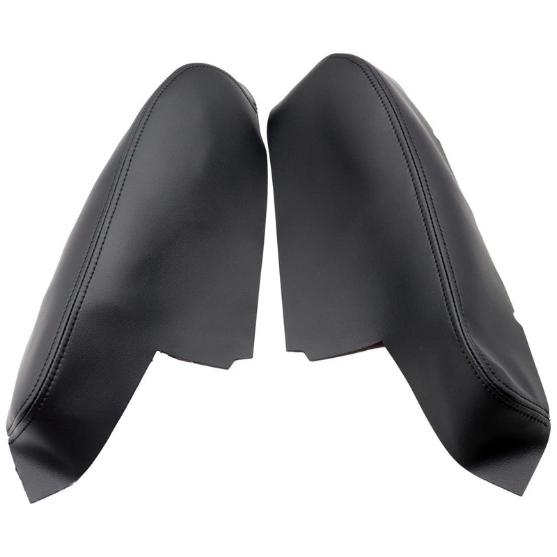GXARTS Front Door Panel Armrest Cover Skin Black Compatible with
