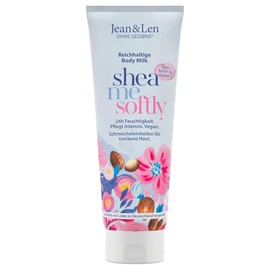 Jean & Len Rich Body Milk with Shea Butter, Intensively Nourishes Dry Skin & Is Skin-Friendly, No Parabens Silicones, Mineral Oil & Microplastics, Vegan, 250 ml