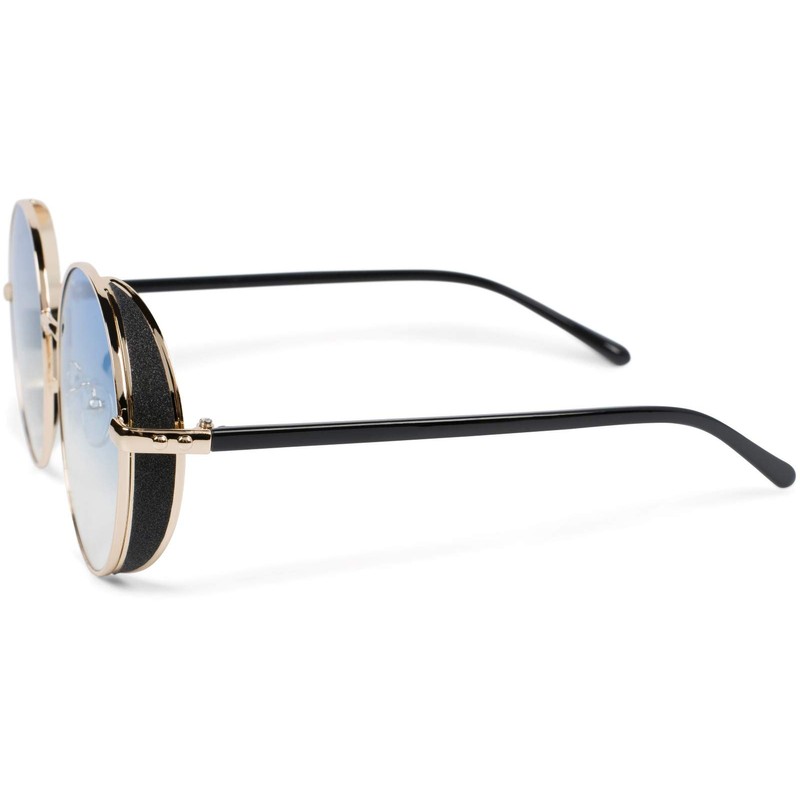 styleBREAKER 09020120 Women's Round Sunglasses with Tinted Polycarbonate Lenses and