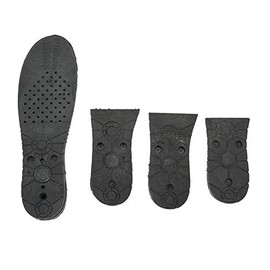Plantillas de altura para elevador ortopédico, suela para zapatos, suela de ventilación, talón elevador, plantillas para hombres y mujeres(02# 2 Layers)