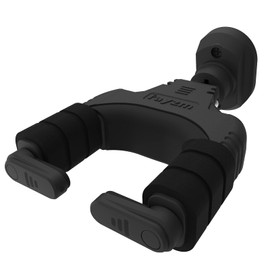 Rayzm Guitar Hanger, Gravity Auto-Lock Guitar Keeper for Flat Wall Mount, Sturdy Instrument Bracket Hook Holder for Classical/Acoustic/Electric Guitars, Mandolin & Banjo, Self-locking Guitar Hook