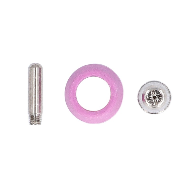 54 Pieces Plasma Cutter Torch Parts Electrode Nozzle Set Ceramic
