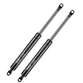 Vepagoo 300 mm 300N gas pressure damper, gas spring, 30 kg gas spring for bed boxes, doors, floor hatches, shed windows and other heavy duty applications, M6 eyelet heads (8 mm diameter), set of 2