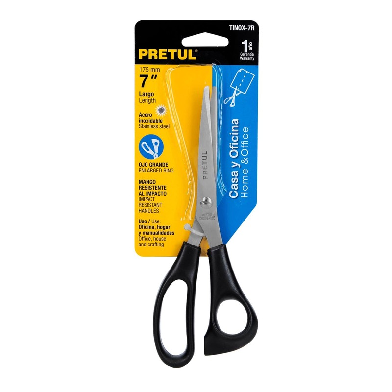 Pretul TINOX-7R, Tijera para casa y oficina, 7", Pretul