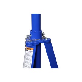 K Tool International XD61002 2 Ton Automotive Under Hoist Tripod Stand for Garages, Repair Shops, and DIY, 4,000lb. Capacity, Support Range 49"-79.75", Heavy Duty Steel, 24" Base, 3.25" Saddle, Blue