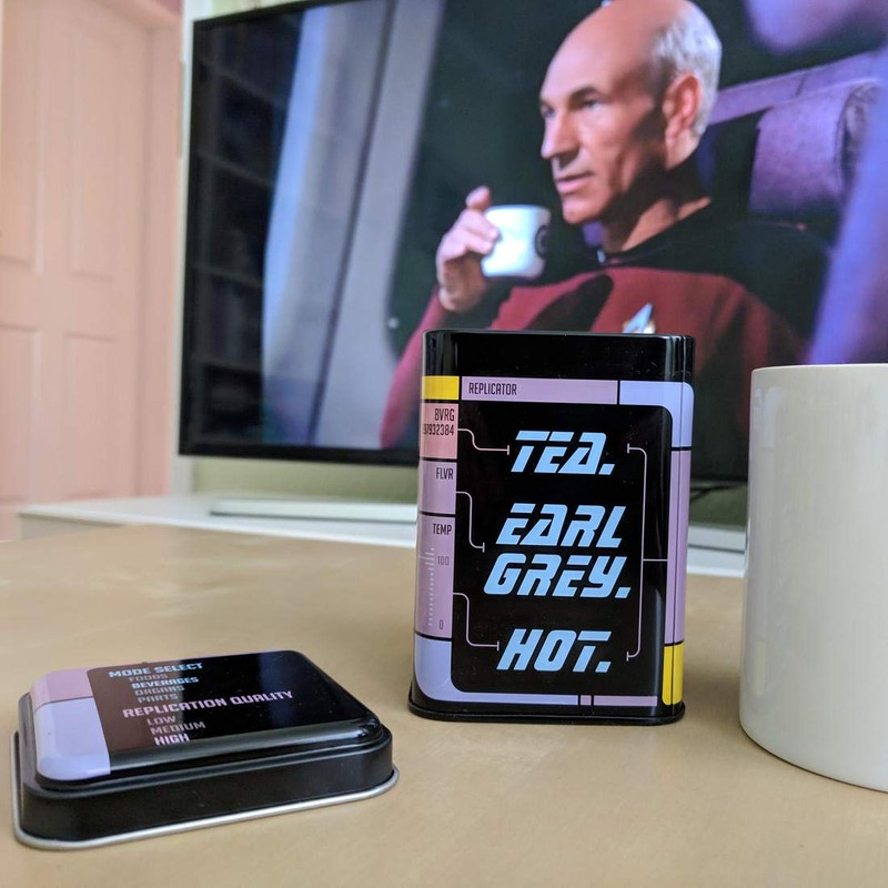 getDigital Tea Tin, Tea. Earl Grey. Hot. - Metal caddy