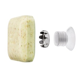 Protector Smart Soap Holder Especially for Hair Soaps, Shampoo Soaps, Magnetic Soap Holder (Transparent)