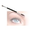 Brocha Doble Para Ceja Con Cepillo Pincel Cosmético 1pz Full