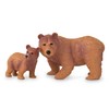 Terra by Battat – Realistic Brown Bear Family Set –
