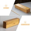 Luxshiny Wooden Cutlery Box with Lid Kitchen Chopsticks Box Tableware