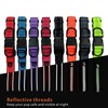 Garwor Reflective Dog Collar with Double D-Ring, Soft Neoprene Padded,