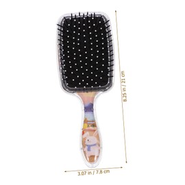 TOVINANNA 2pcs Cute Cartoon Panda Detangling Hair Brush Soft Bristles Hair Brush for Use Static Decorative Accessory for Types