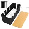 QOUBNIC Cable Management Box, Cable Management Box, Storage Box for