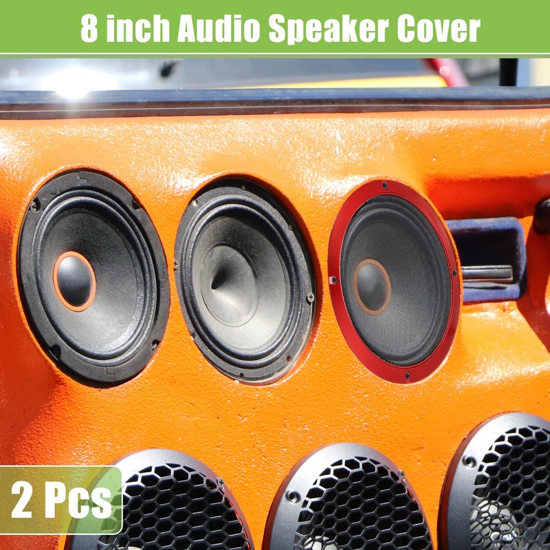 Motoforti 8 Inch Car Speaker Mesh Cover Round with Screws