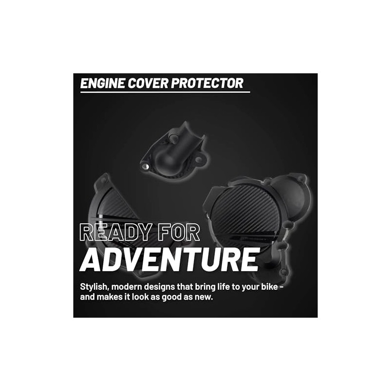 POLISPORT 91375 – Engine Covers Protection Kit KTM, HUSQVARNA Black