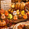 50 Pcs Thanksgiving Mini Ducks, 10 Styles Fall Ducks
