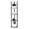 Furinno Furinno Turn-N-Tube 5 Tier Corner Display Rack Multipurpose Shelving