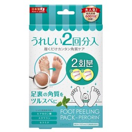 Perorin Don Quijote foot callus removal pack mint flavor, 2 packs, 2 pieces / 페로린 돈키호테 발각질제거팩 민트향, 2개입, 2개