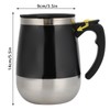 USB Charging Stainless Steel Electric Magnetic Water Cup Milk Coffee