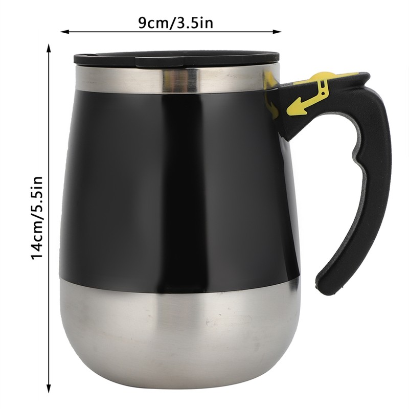 USB Charging Stainless Steel Electric Magnetic Water Cup Milk Coffee