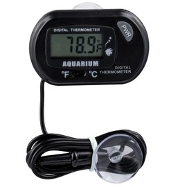Bestgle Aquarium Box Thermometer, LCD Digital Water Thermometer, Aquarium Thermometer, Switch °C/°F Switch, Water Thermometer, Fishbowl, Aquarium Fish, Reptile Terrarium, Aquarium, Digital Aquarium