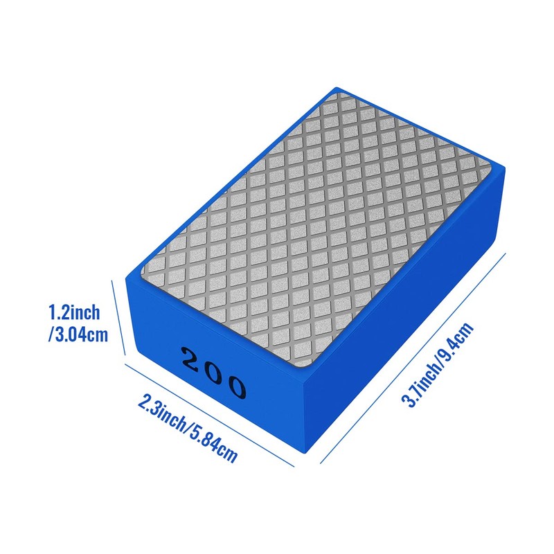 1 Pcs Diamond Hand Pad Sanding Block Sharp Glass Grinding