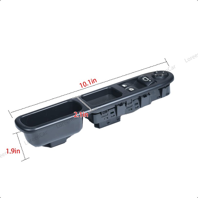 LoreenCar peugeot 207 window control switch For Peugeot 207 Citroen