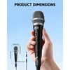 Moukey Dynamic Microphone with 13ft Cable Karaoke Microphone Metal Hand