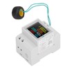 Single Phase Energy Meter Rail Frequency Power Factor Meters Multifunctional
