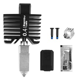 Bambu Lab Original 0.4mm Hardened Steel Nozzle Assembly Hotend Kit for X1 Series and P1 Series,Compatible with P1S P1P X1C X1 Carbon 3D Printer