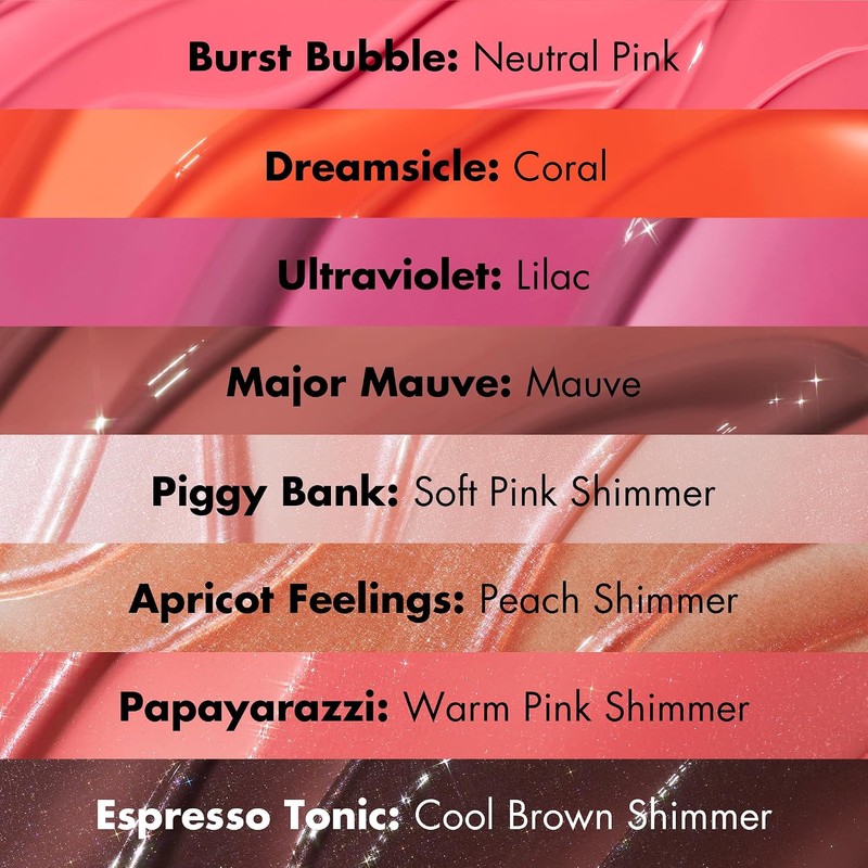 e.l.f. Cosmetics Glow Reviver Plumping Aceite Labial Durazno Coral Claro