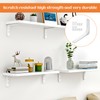 Shelf Brackets,6Pcs Shelf Bracket,Brackets for Shelves,100mm*100mm White Shelf Brackets,L Bracket