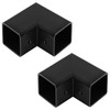 eoere 2 PCS 2" x 2" Square Tube Fittings, 90