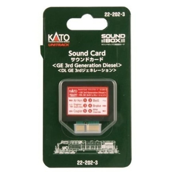KAT222023 GE 3rd Generation Diesel Sound Card for Soundbox by Kato