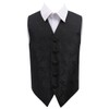 DQT New Paisley Black Boy's Waistcoat - 26"
