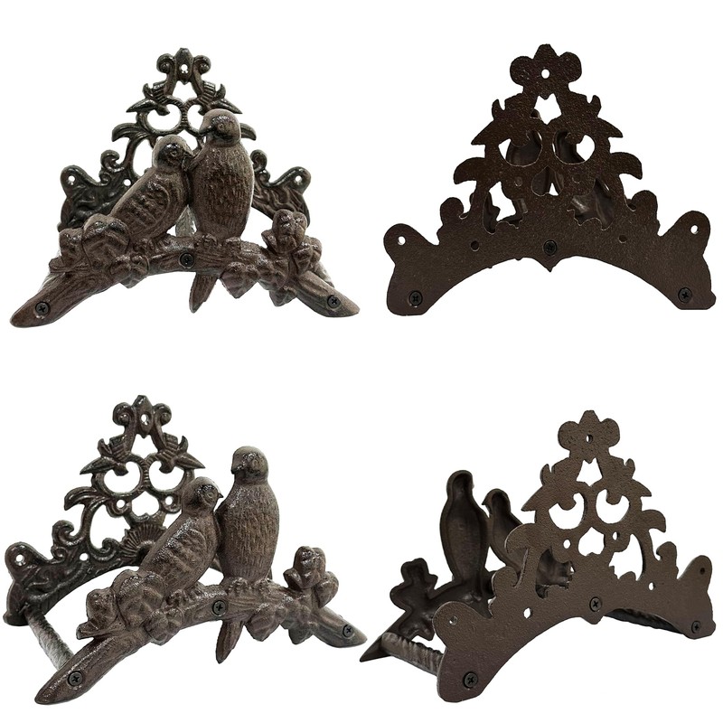 Garden Hose Holder Cast Iron Heavy Duty Water Hose Hanger,