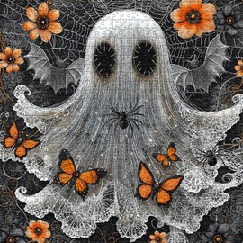Dark Ghost - Rompecabezas de 1000 piezas para adultos
