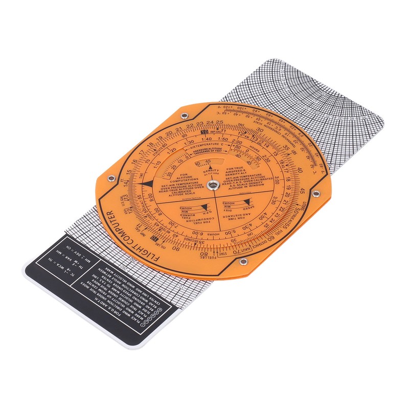 Flight Computer Aviation Pilot Flight Calculator Plastic Military Navigation Training