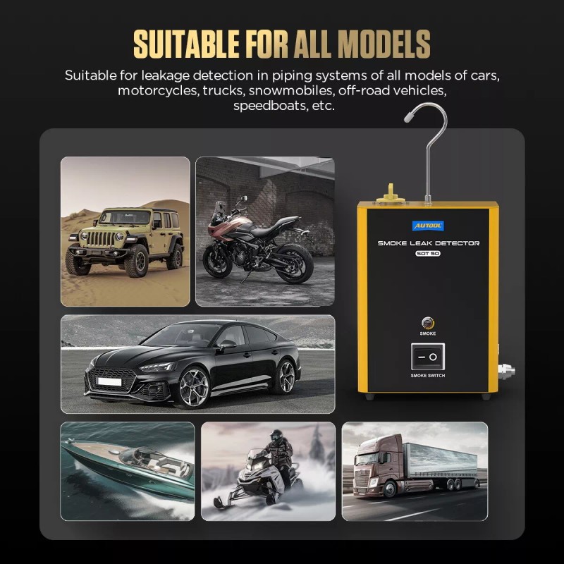 AUTOOL EVAP Smoke Machine Automotive Leak Detector Car Smoke Tester