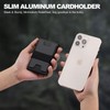 SEMORID Slim Aluminum Card Holder Wallet for Men, Durable Expandable
