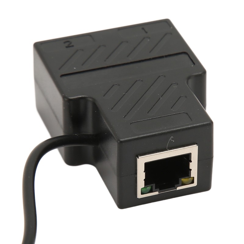 RJ45 Splitter Adapter 1 to 2 100Mbps Plug and Play