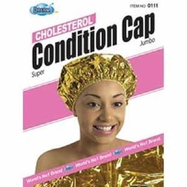 Dream Cholesterol Conditioning Cap Gold, One size fits all, cholesterol processing, special coating, body heat, natural heat, vinyl material, hair conditioner