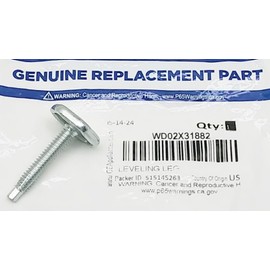 WD12X23057 Dishwasher Leveling Leg - New - 1 5/8" - Genuine OEM - R8-B14 - EA250429