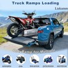 LIEKUMM 67" Motorcycle Ramp 1-Pack, 500 lbs Loading Ramp for