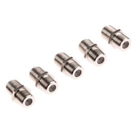CDL Micro F Type Connector Satellite Cable Female to Female Coupler/Joiner/Gender/Changer (Pack of 5)