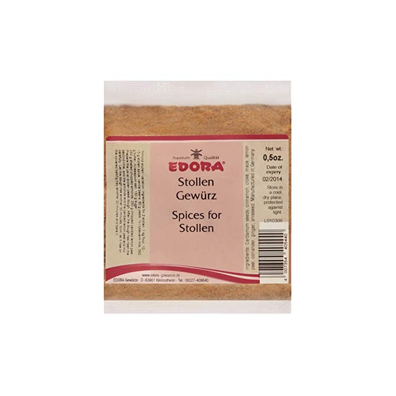 Edora Stollen Spice. Stollen Gewürze