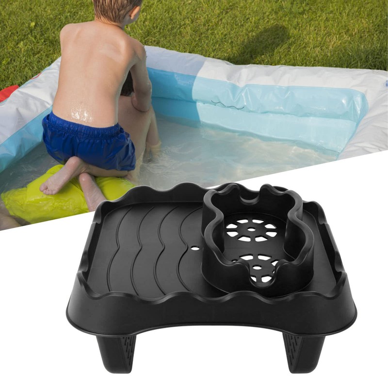 Hot Tub Table Tray with Cup Holders, Nonslip Drink Caddy,